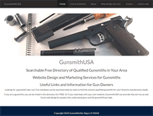 Tablet Screenshot of gunsmithusa.com